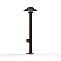 Kerlouan N° 4; Polycarbonate E27 105W Plug; Old rustic