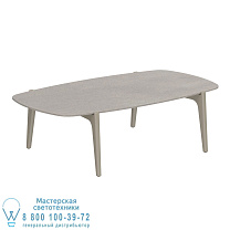СТОЛИК TEA TIME 120X65CM SAND CERAMIC CEMENTO LUMINOSO Royal Botania