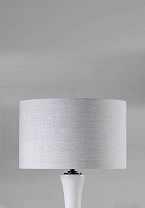 12 Straight Oval in Natural Linen with Cream Card Lining