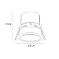 A3311PL-1WH Arte Lamp Scroll точечный встраиваемый светильник LED 1х7W 4000K — фото 4