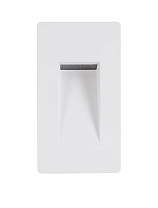 Sandy White Die-Casting Aluminium & Glass Diffuser LED 1.5 Watt 118, 5Lm 3000K 200-240 Volt Beam Angle 120° IP54 L: 7.7 W: 3.8 H: 14 cm Cut Out: L: 7.4 W: 5 H: 13.2 cm