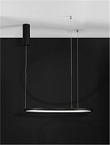 Triac Dimmable Sandy Black Aluminium & Acrylic LED 37 Watt 220-240 Volt 1274Lm 3000K IP20 D: 60 H: 200 cm