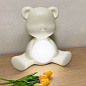 25001WH Qeeboo Teddy Girl Battery LED TL настольный светильник аккумуляторный белый — фото 1