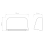 1317018 Mast Twin Astro lighting настенный светильник текстурированный чёрный — фото 6