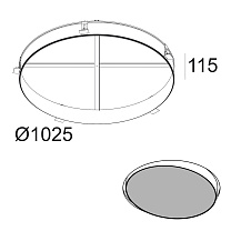 SUPERNOVA 95 RECESSED KIT