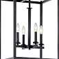 Crosby 4 Light Foyer Pendant Black подвесной светильник 43998BK Kichler