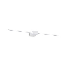 311777 Ideal lux Theo настенный светильник с горизонтальной штангой и белым корпусом