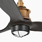 33417WW-10 Faro JUST FAN люстра-вентилятор со светом Ø1280 3 лопасти старое золото/чёрный WiZ — фото 2