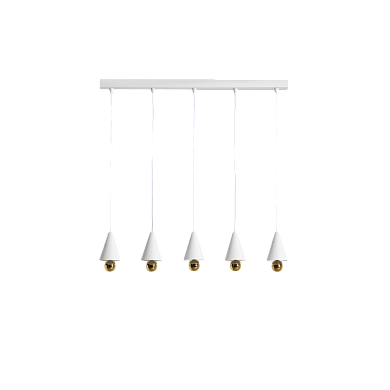 L0541202 CHERRY Petite Friture Подвесной светильник с пятью конусными плафонами