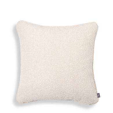подушка из ткани boucle в кремовом цвете