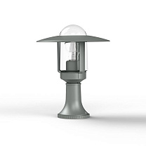 Newpark N° 3; Clear glass E27 105W; Metal grey