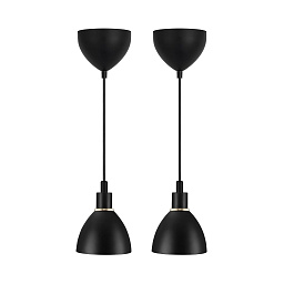 63233003 Nordlux ray подвесной светильник с двойным плафоном чёрный