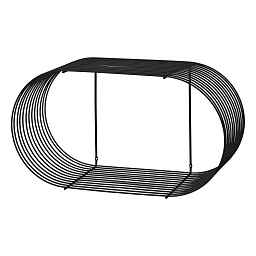 503290050084 AYTM CURVA Полка настенная из металла золотого цвета высотой 33 см
