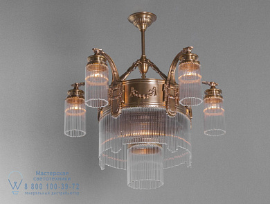 Strasbourg Латунная люстра ручной работы Patinas Lighting PID255226