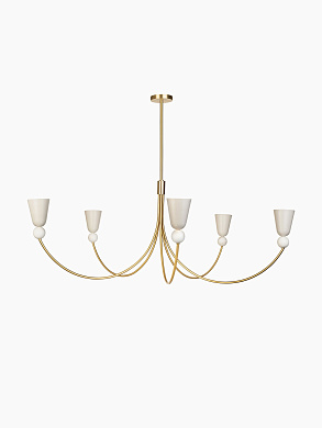 Люстра Heathfield Grayson 5 Arm PD-GRAY-SBRS-IVRY-005-STD