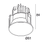 202 146 811 922 B Delta Light RINGO Встраиваемый светодиодный светильник Diro Trimless Led Ip - черный - Outlet — фото 1