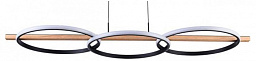 A3913SP-24BK Arte Lamp Fluido подвесная люстра с кольцевыми элементами черный