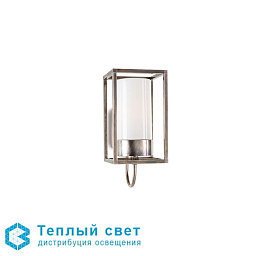 3362 Moretti Luce Cubic уличный настенный светильник с прямоугольным каркасом и прозрачным стеклом