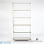 Stud Etagere-Silver Leaf Global Views книжный шкаф