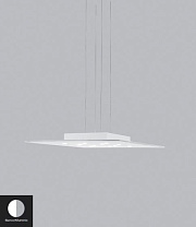 POP SOSPENSIONE 65X65 12LED 67W 3000K   BIANCO-ALLUMINIO