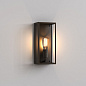 Уличный настенный светильник Astro Lighting Messina 160 II текстурированный черный — фото 1