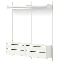 42001 + 42032 + 42036 + 42042 + 42054 New Works New Works Shelving System шкаф-полка комбинированная система хранения с выдвижными ящиками и секциями