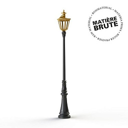 130112072 Roger Pradier Louis Xiii уличный фонарный столб с золотистым корпусом и прозрачным плафоном