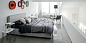 Beds Двуспальная кровать с мягким изголовьем Gervasoni — фото 3