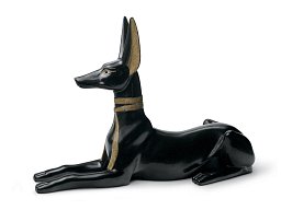 01008439 Lladro Anubis фарфоровая статуэтка анубиса