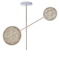 Pendant Lamp CHANPEN 2L Copper patine