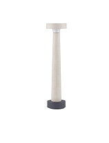 White Sandstone Cement LED 5Watt 220-240Volt 580Lm IP65 3000K D:11.5 H:50 cm