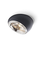 встраиваемый точечный светильник черного цвета