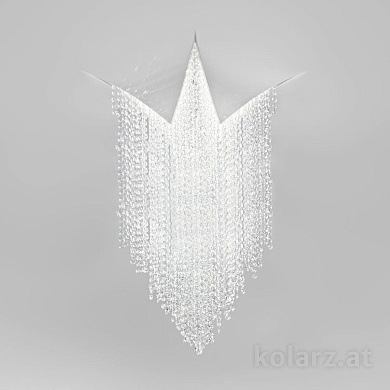 Kolarz FONTE DI LUCE 5310.10154.940 потолочный светильник матовый белый ø80cm высота 52cm 1 лампа cветодиодная лампа с регулировкой яркости