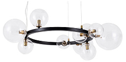 A7790SP-10BK Arte Lamp Vincent подвесная люстра с двумя плафонами из стекла
