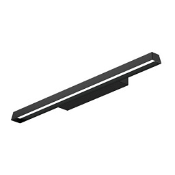 9341 Linea Light Group Lira уличное бра с вытянутым корпусом и чёрным покрытием