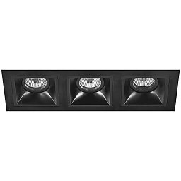 D537070707 Lightstar Domino точечный светильник, 50Вт, черный