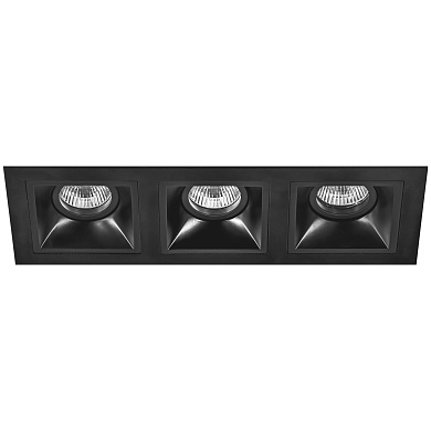 D537070707 Lightstar Domino точечный светильник, 50Вт, черный