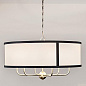 Heddle 6 Light Chandelier Natural Brass and Textured Black люстра 52466NBR Kichler — фото 5