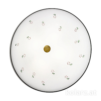 Kolarz NONNA 731.U14.4.70 потолочный светильник состаренная латунь ø50cm высота 8cm 4 лампы e27
