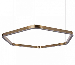10243XL Gold Loft It Titanium подвесной светильник шестиугольный с широким профилем