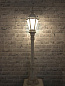 Pristine White Gold Traditional Cast Aluminium 3.5 Feet Lamp Post уличный светильник FOS Lighting 3199-WhiteGold-S-43-PO1