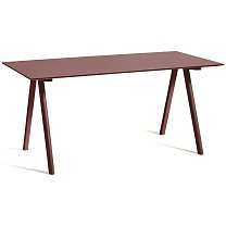 CPH 10 Desk, столешница линолеум бордо / каркас дуб бордо, лак на водной основе