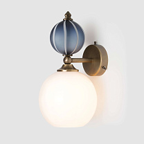 Striped Pop Petite Wall Light джинсовый синий-белая полоска