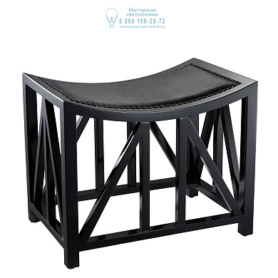 111263 Stool Azarro piano black finish Eichholtz