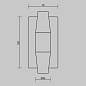 MOD401WL-L6BS3K Maytoni Arana Настенный светильник 6W 350лм Латунь — фото 6
