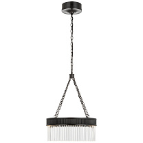 Menil Medium Chandelier бронза с кристальными стержнями