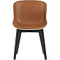 605063 Normann Copenhagen Hyg Стул, обитый спереди, кожа Brandy / черный дуб — фото 1