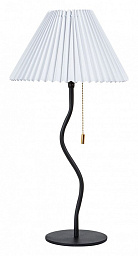 A5069LT-1BK Arte Lamp Agatha настольная лампа с тканевым абажуром и металлическим основанием