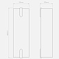 Настенный светильник Astro Lighting Elba 400 белая ткань / бронза — фото 7