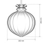 Flora Pendant Large подвесной светильник, Rothschild & Bickers
